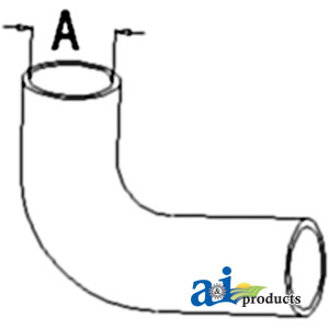 UCA21007   Lower Hose---Replaces A145619